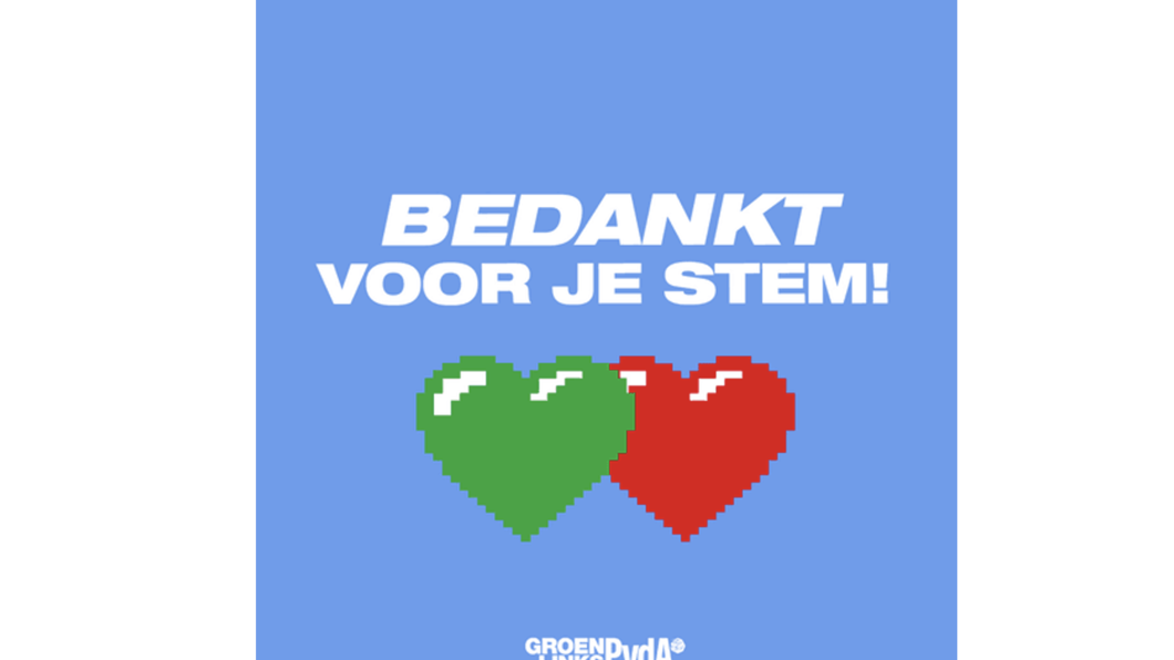 Bedankt voor je stem!